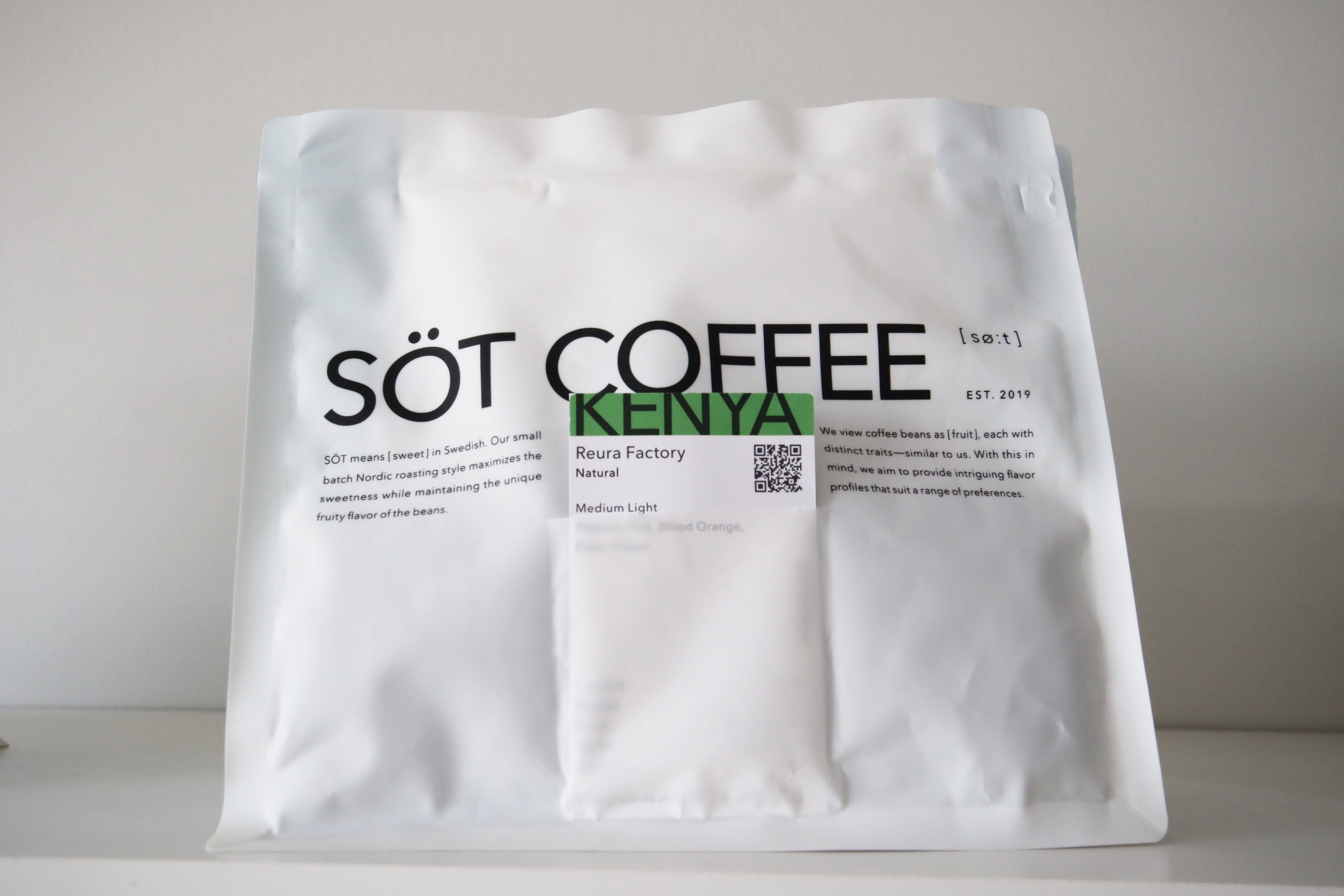 SOT COFFEE - Kenya Reura Factory Natural (150g)