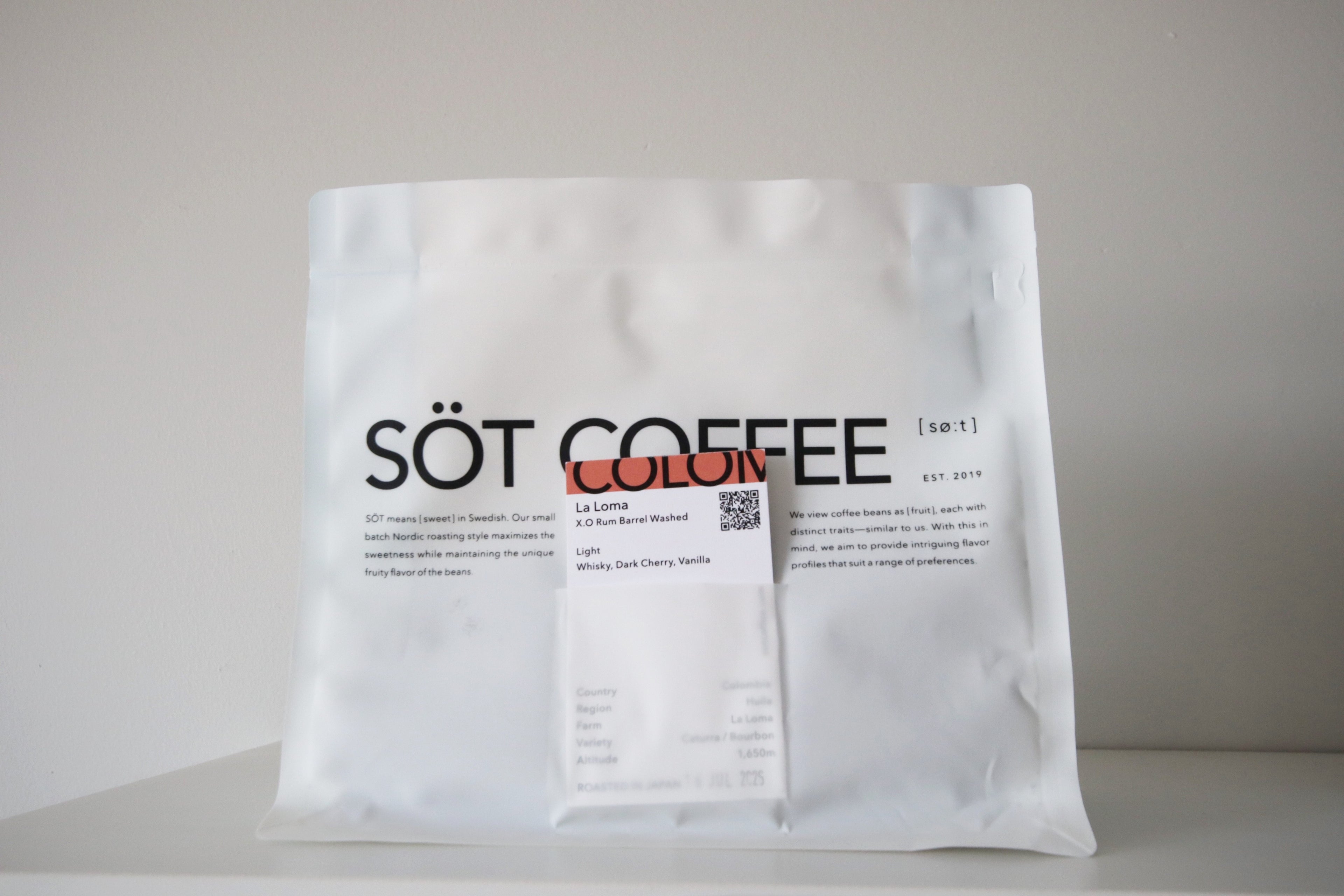 SOT COFFEE - Colombia La Loma X.O Rum Barrel Washed (150g)